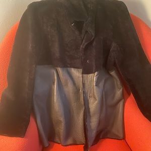 GENUINE SHEARLING COAT ROBERTA FREYMANN MADE IN ARGENTINA FULLY REVERSIBLE